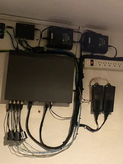 DVR de videovigilancia instalado